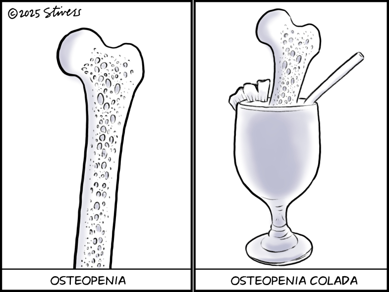Osteopenia colada